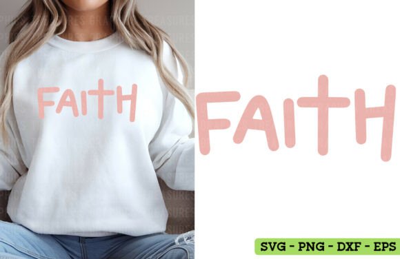 Boho Faith SVG PNG Christian Cross for T-Shirt Designs