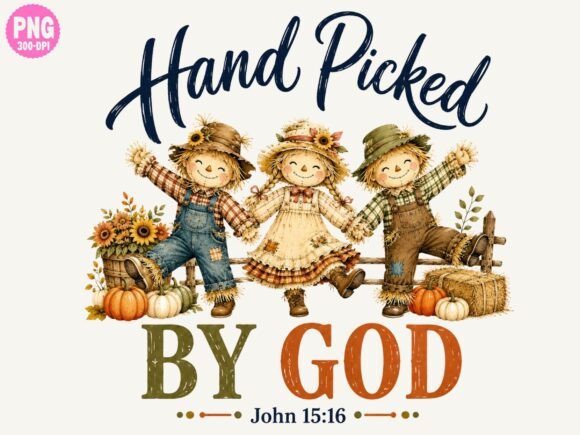 Christian Fall Scarecrow Shirt PNG — T-Shirt Designs