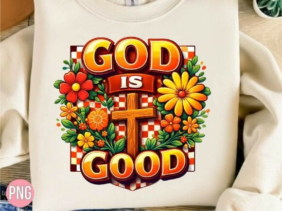 God is Good Christian Cross PNG SHIRT