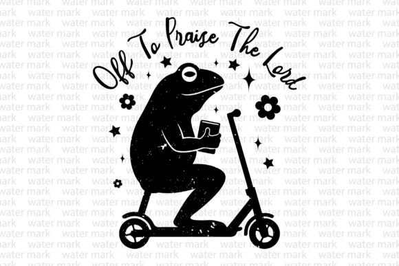 Off to Praise the Lord, Funny Christian T-Shirt Designs