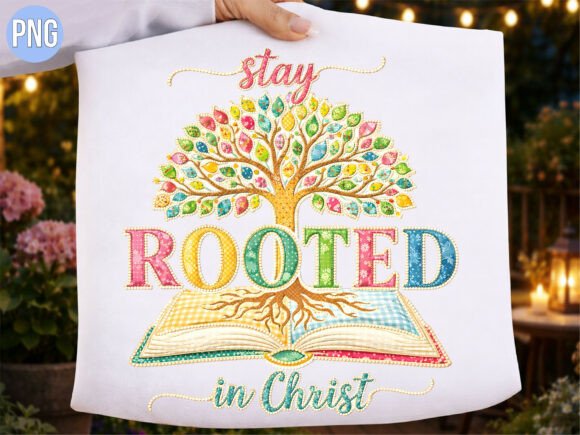 Stay Rooted in Christian Faith Tree PNG — T-Shirt Designs